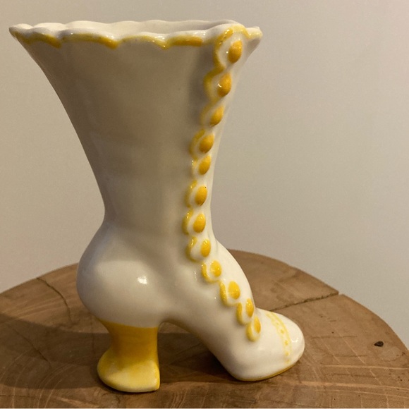Vintage Accents Vintage Ceramic Boot Vaseplanter Poshmark